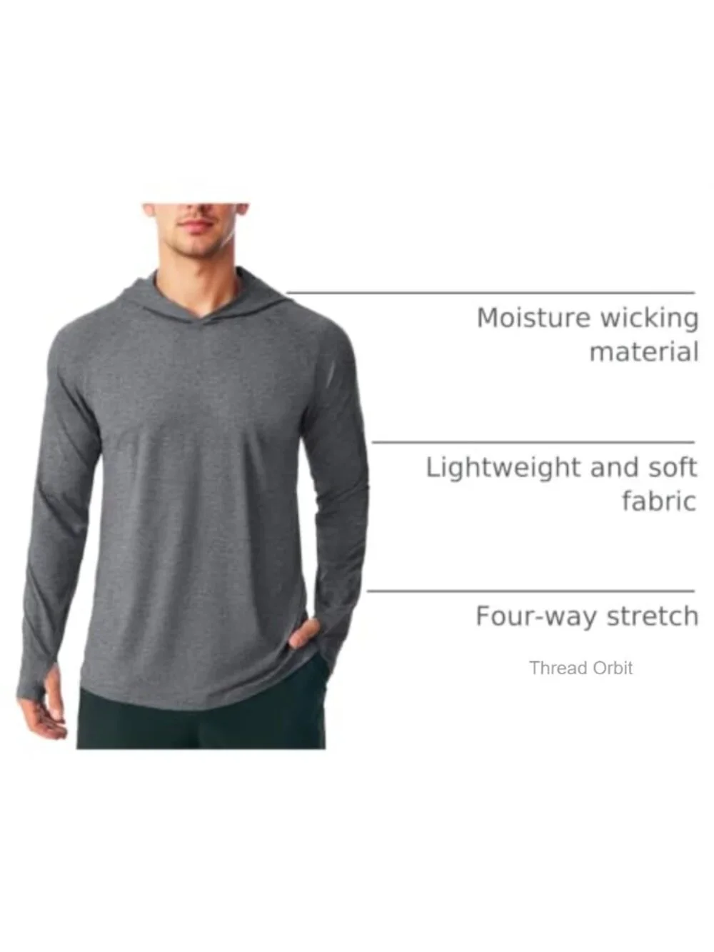 UPF 50+ Long Sleeve Sun Shirt Hoodie Fishing Swim Rash Guard